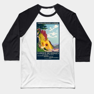 La route des Vosges France Vintage Poster 1925 Baseball T-Shirt